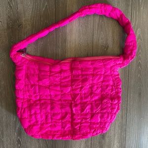 Neon pink summer 2023 crossbody bag